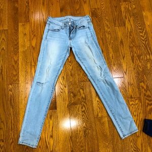 American eagle low rise skinny jeans